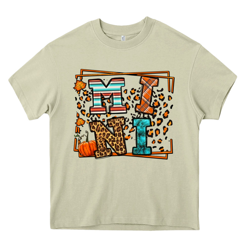 Fall Autumn Leopard Mini Heavy Core Tee by LillyAllenDesigns | Teevron