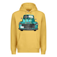 Western Truck Front View Premium Hoodie | Teevron