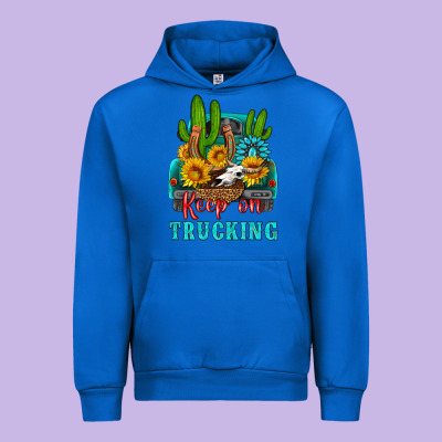 Keep On Trucking With Western Truck Urban Hoodie Designed By Hra Design Shop