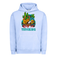 Pigment Grape Ice keep on trucking with western truck Urban Hoodie - HRA Design Shop
