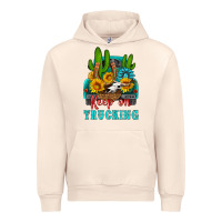 Sandshell keep on trucking with western truck Urban Hoodie - HRA Design Shop