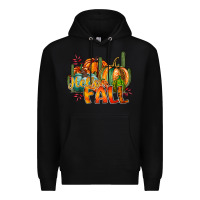 Black hallo fall Premium Hoodie - RacoonDesign
