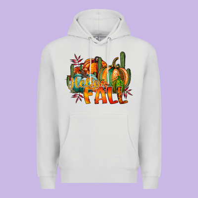 Hallo Fall Premium Hoodie Designed By Racoondesign