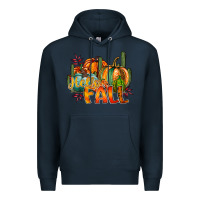 Navy hallo fall Premium Hoodie - RacoonDesign