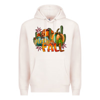 Pale Pink hallo fall Premium Hoodie - RacoonDesign
