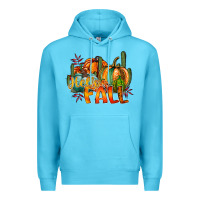 Ocean Blue hallo fall Premium Hoodie - RacoonDesign
