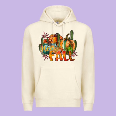 Hallo Fall Premium Hoodie Designed By Racoondesign