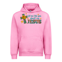 Fuchsia Pink let me tell you about my jesus Urban Hoodie - HRA Design Shop