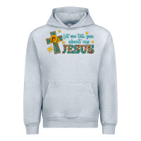 Heather Grey let me tell you about my jesus Urban Hoodie - HRA Design Shop