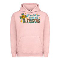 Pigment Salmon let me tell you about my jesus Urban Hoodie - HRA Design Shop