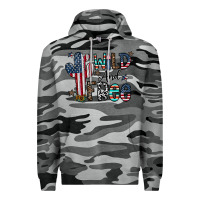 Slate Camo wild and free Premium Hoodie - CowhideDigitalArt