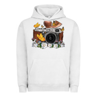 Pigment Lunar Rock floral butterfly film roll vintage camera Urban Hoodie - FaDigitalArtStudio
