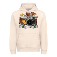 Sandshell floral butterfly film roll vintage camera Urban Hoodie - FaDigitalArtStudio