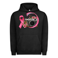 Pigment Black floral cancer ribbon vintage camera Urban Hoodie - FaDigitalArtStudio