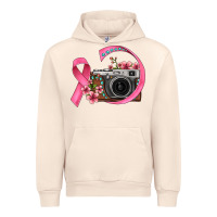 Sandshell floral cancer ribbon vintage camera Urban Hoodie - FaDigitalArtStudio
