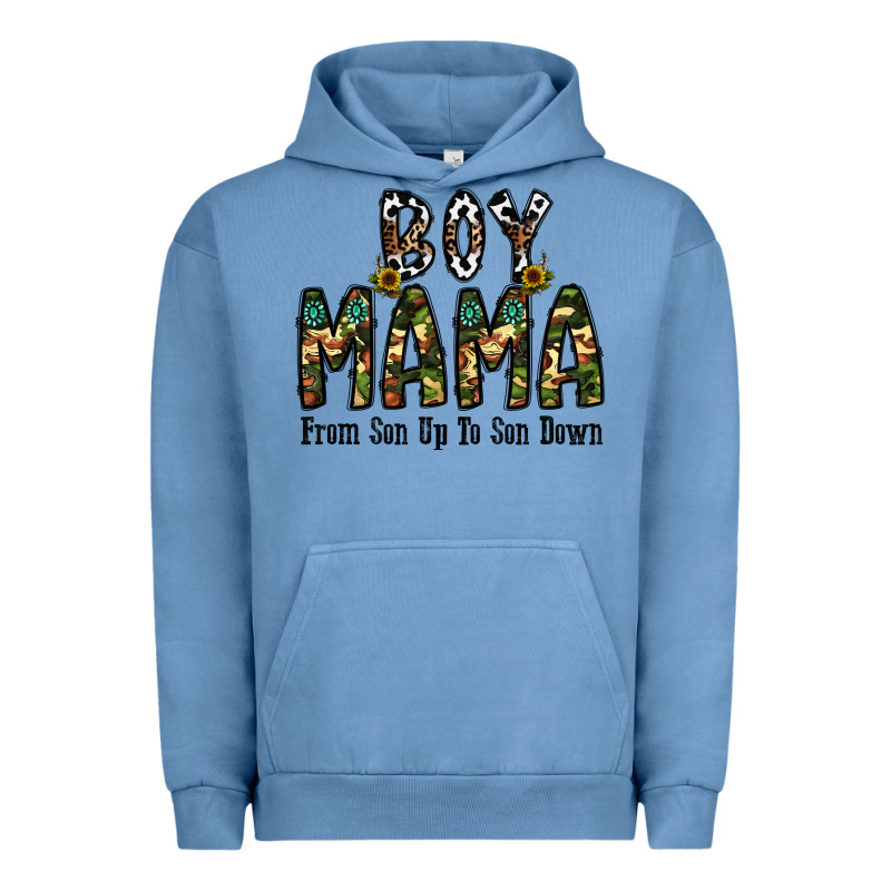Boy Mama From Son Up To Son Down Urban Hoodie by CowhideDigitalArt | Teevron