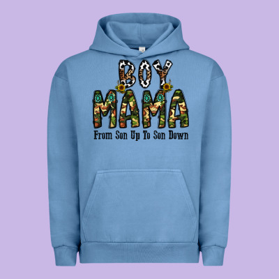 Boy Mama From Son Up To Son Down Urban Hoodie Designed By Cowhidedigitalart