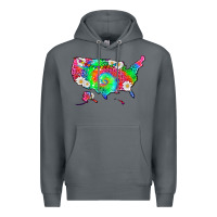 Rock lgbtq america map Premium Hoodie - HRA Design Shop