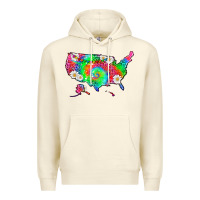 Sandshell lgbtq america map Premium Hoodie - HRA Design Shop
