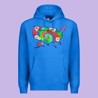 Lgbtq America Map Premium Hoodie Designed By Hra Design Shop