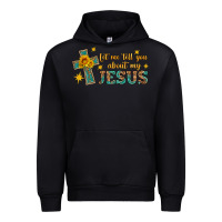 Black let me tell you about my jesus Urban Hoodie - HRA Design Shop