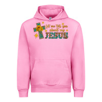 Fuchsia Pink let me tell you about my jesus Urban Hoodie - HRA Design Shop