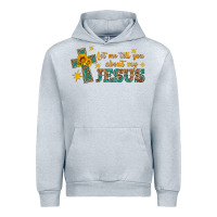 Heather Grey let me tell you about my jesus Urban Hoodie - HRA Design Shop