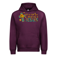 Mauve Wine let me tell you about my jesus Urban Hoodie - HRA Design Shop