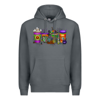 Rock Halloween Coffee Drink Premium Hoodie - RacoonDesign