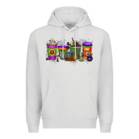 Dove Grey Halloween Coffee Drink Premium Hoodie - RacoonDesign