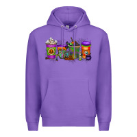Purple Halloween Coffee Drink Premium Hoodie - RacoonDesign