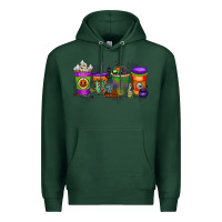 Sports Green Halloween Coffee Drink Premium Hoodie - RacoonDesign