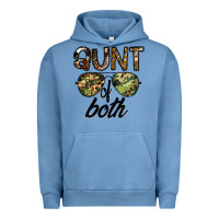 Pigment Pebble Blue aunt of both Urban Hoodie - CowhideDigitalArt