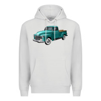 Dove Grey western truck left 34 view Premium Hoodie - FaDigitalArtStudio