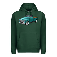 Sports Green western truck left 34 view Premium Hoodie - FaDigitalArtStudio