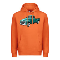 Carrot western truck left 34 view Premium Hoodie - FaDigitalArtStudio