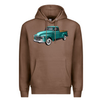 Chestnut western truck left 34 view Premium Hoodie - FaDigitalArtStudio