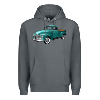 Rock western truck left 34 view Premium Hoodie - FaDigitalArtStudio