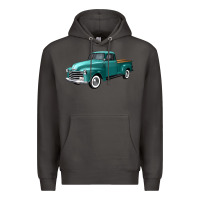 Smoke western truck left 34 view Premium Hoodie - FaDigitalArtStudio