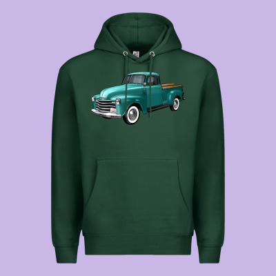 Western Truck Left 34 View Premium Hoodie Designed By Fadigitalartstudio