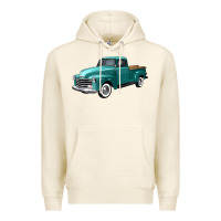 Tofu western truck left 34 view Premium Hoodie - FaDigitalArtStudio