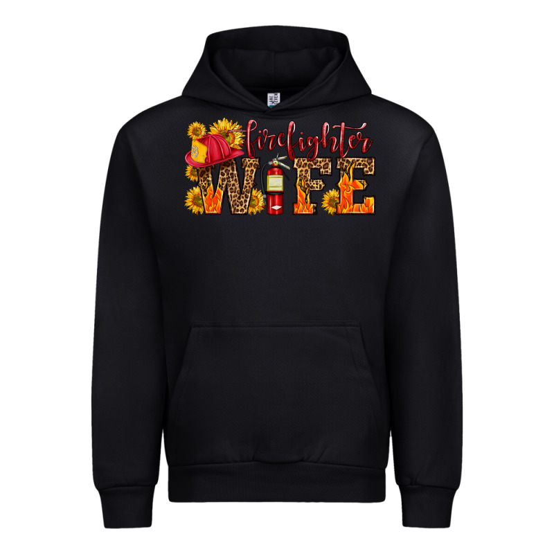 Firefighter Wife With Hat Sunflowers Urban Hoodie by HRA Design Shop | Teevron