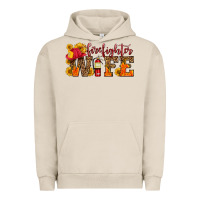 Pigment French Oak firefighter wife with hat sunflowers Urban Hoodie - HRA Design Shop