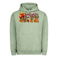 Pigment Oil Green firefighter wife with hat sunflowers Urban Hoodie - HRA Design Shop