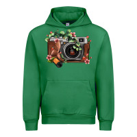 Emerald floral eucalyptus film roll vintage camera Urban Hoodie - FaDigitalArtStudio