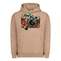 Pigment Burro floral eucalyptus film roll vintage camera Urban Hoodie - FaDigitalArtStudio