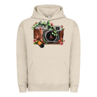 Pigment French Oak floral eucalyptus film roll vintage camera Urban Hoodie - FaDigitalArtStudio