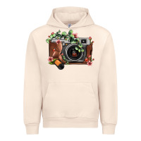Sandshell floral eucalyptus film roll vintage camera Urban Hoodie - FaDigitalArtStudio