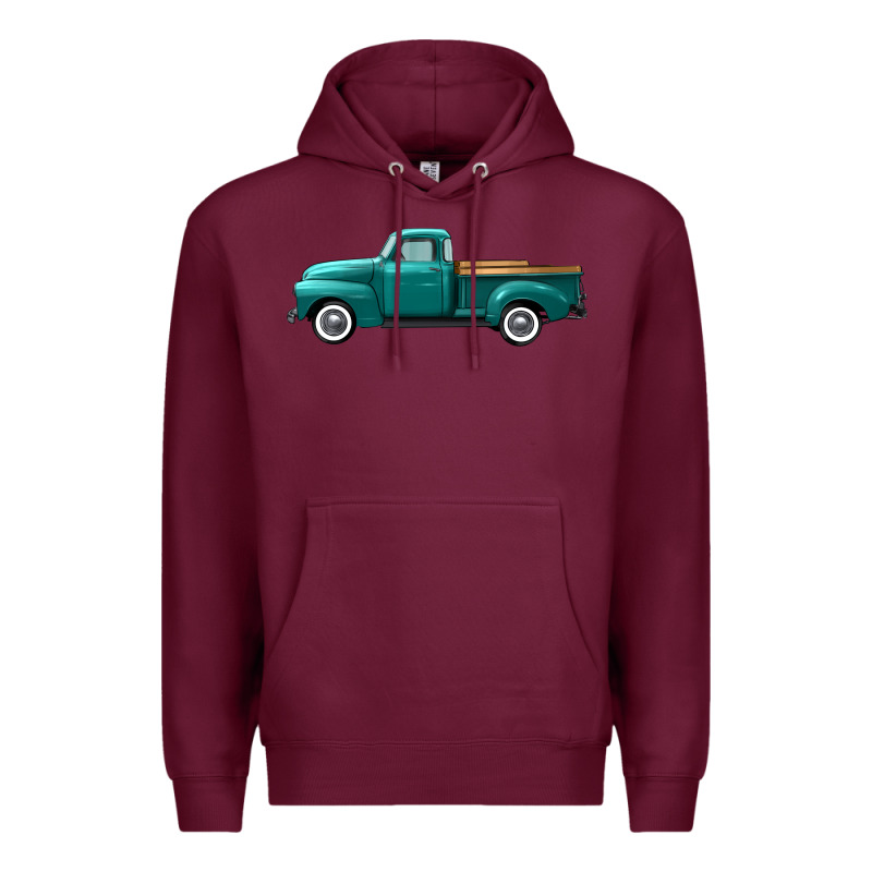 Western Truck Left Side View Premium Hoodie by FaDigitalArtStudio | Teevron