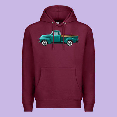 Western Truck Left Side View Premium Hoodie Designed By Fadigitalartstudio